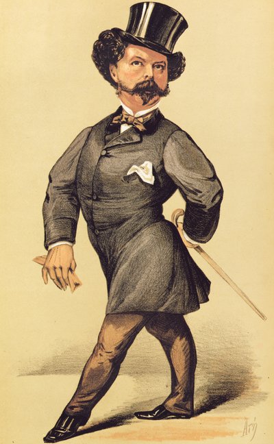 Sir Robert Peel (1822-95), Cartoon from Vanity Fair, 19 March 1870 by Unbekannt Unbekannt